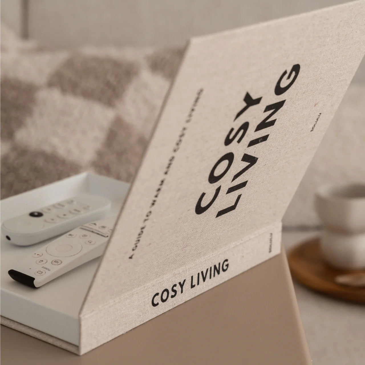 Opbergboek cosy living geroom interieur