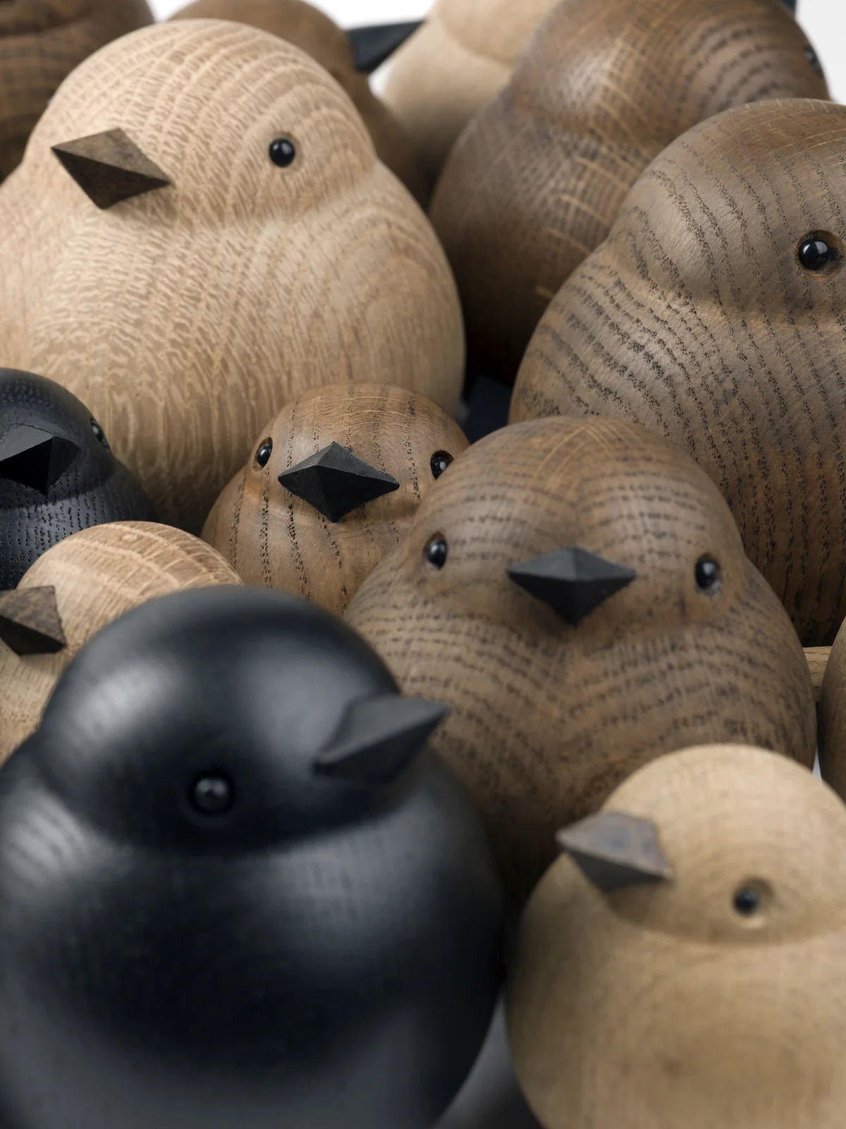 Sparrow houten vogeltje – Smoke Stained Oak