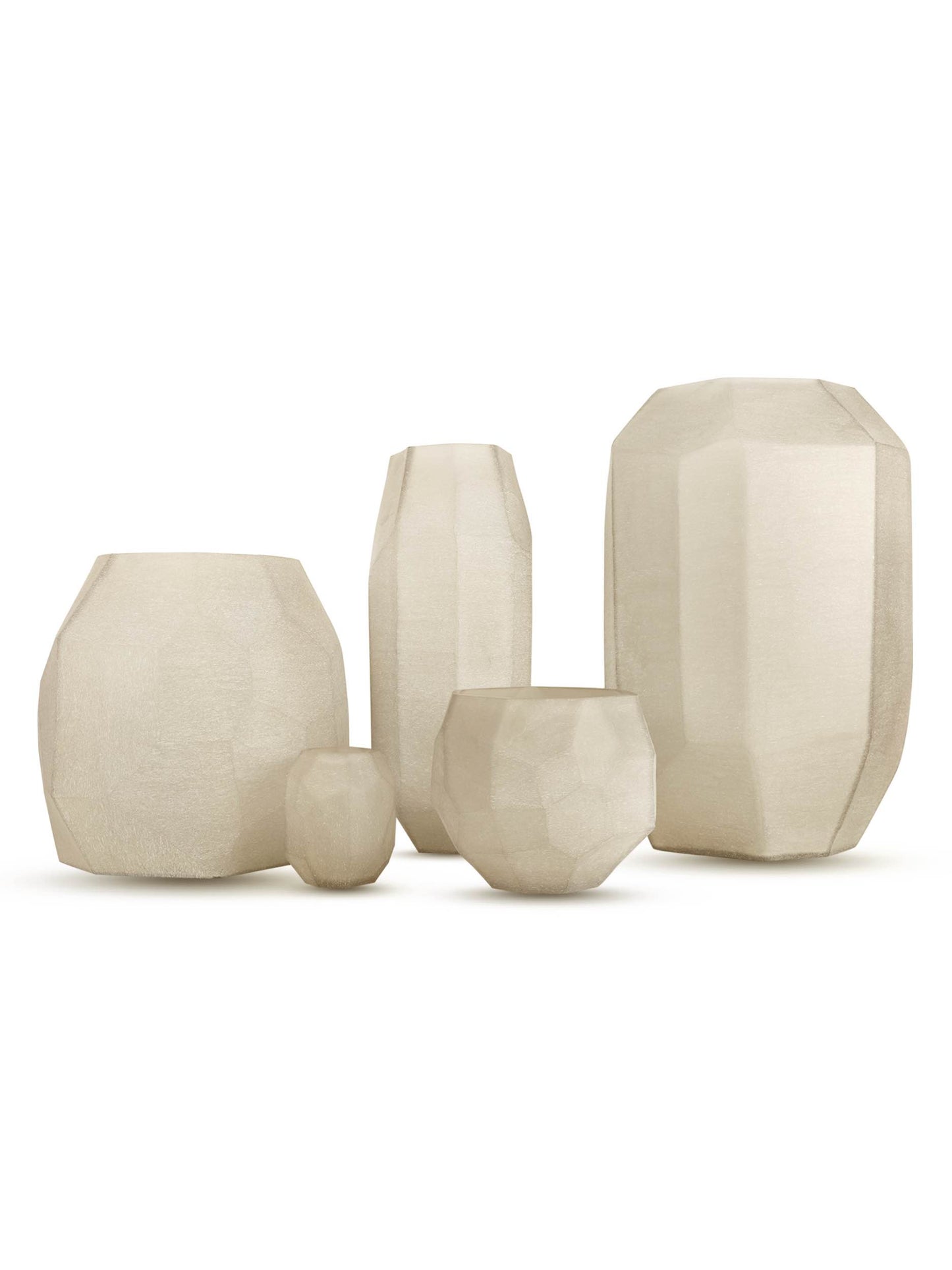Bungil frosted vase