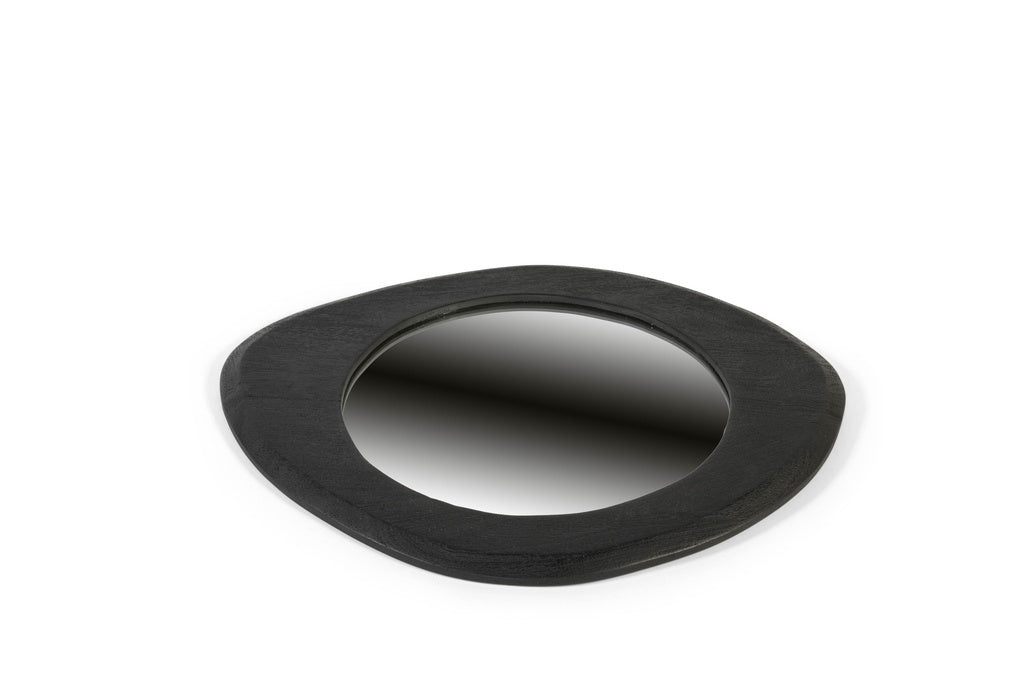 Organic mirror- brushed black