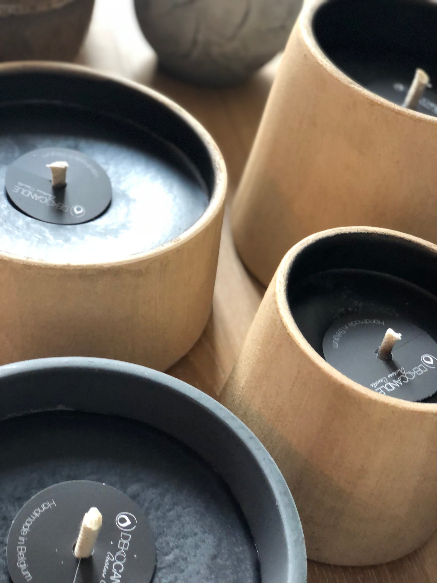 Outdoor Candle Camel Terracotta