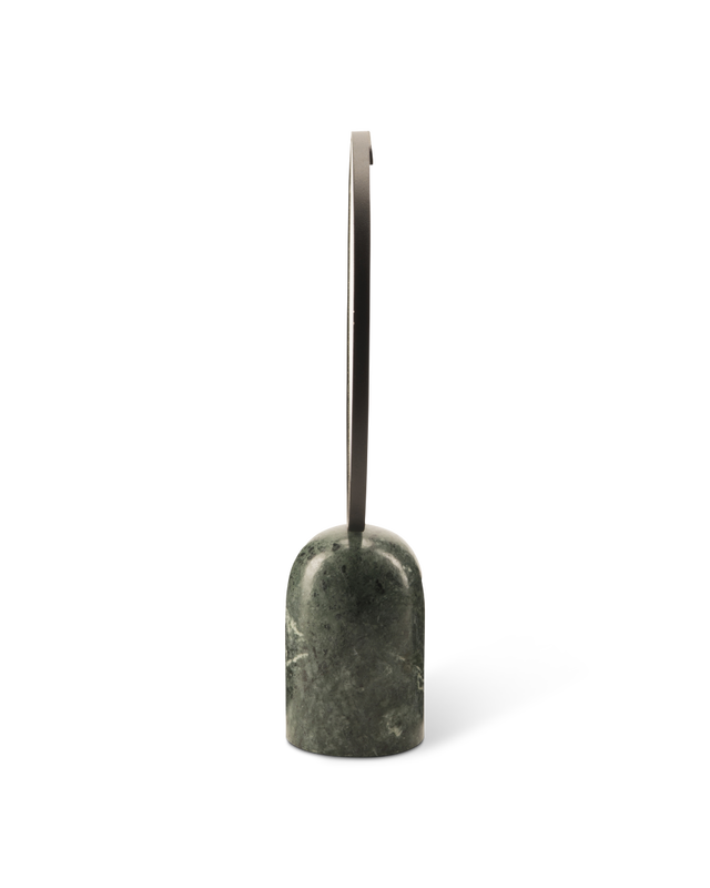 Mirror round marble green