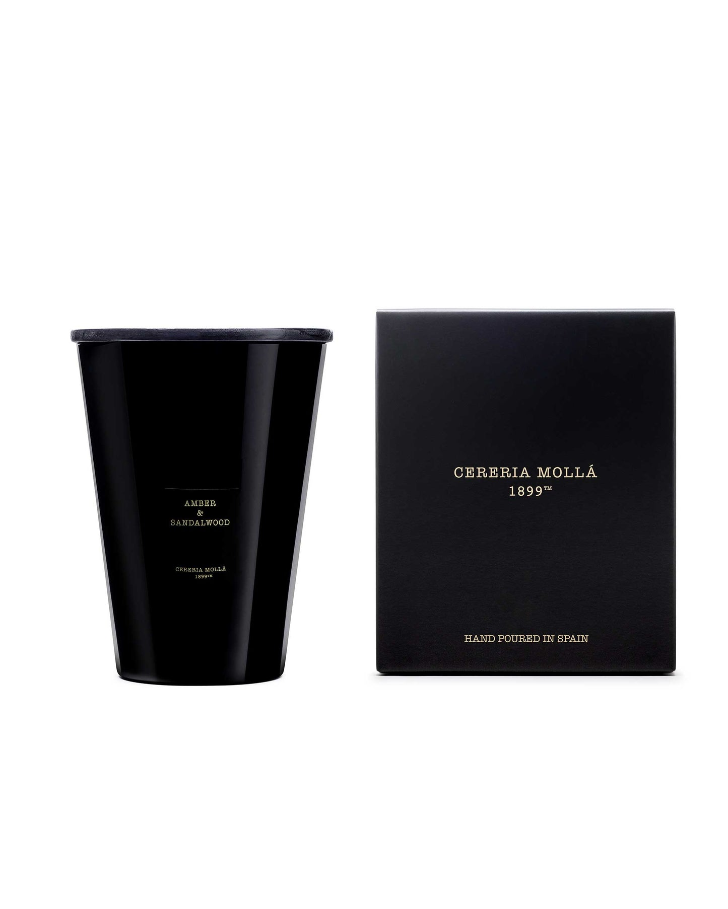 Geurkaars Amber & Sandalwood - Cereria Mollá 1899