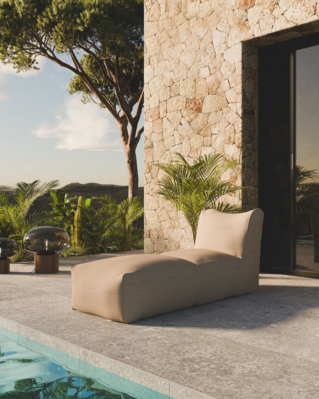 Outdoor Boho Long Chair