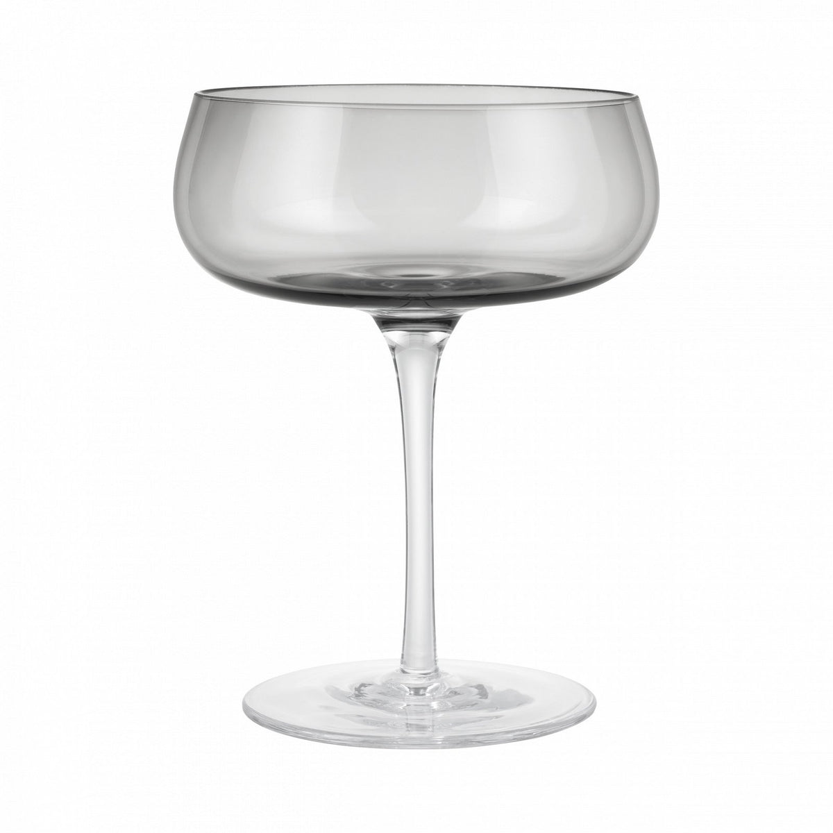 Rookgrijze champagneglazen