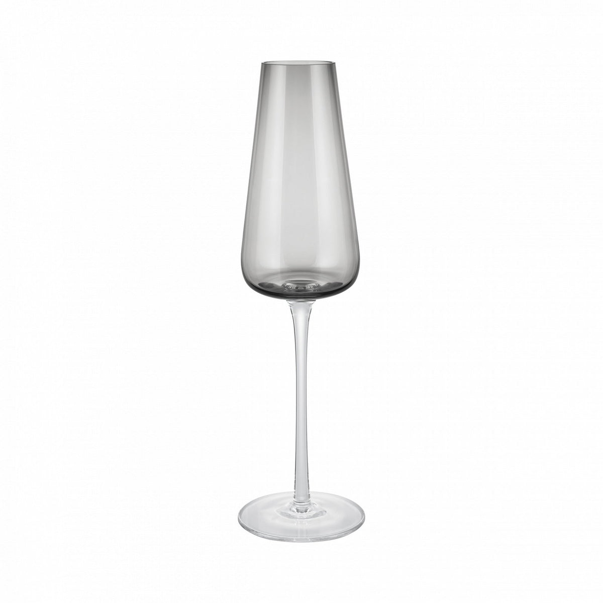 Rookgrijze champagnecoupes
