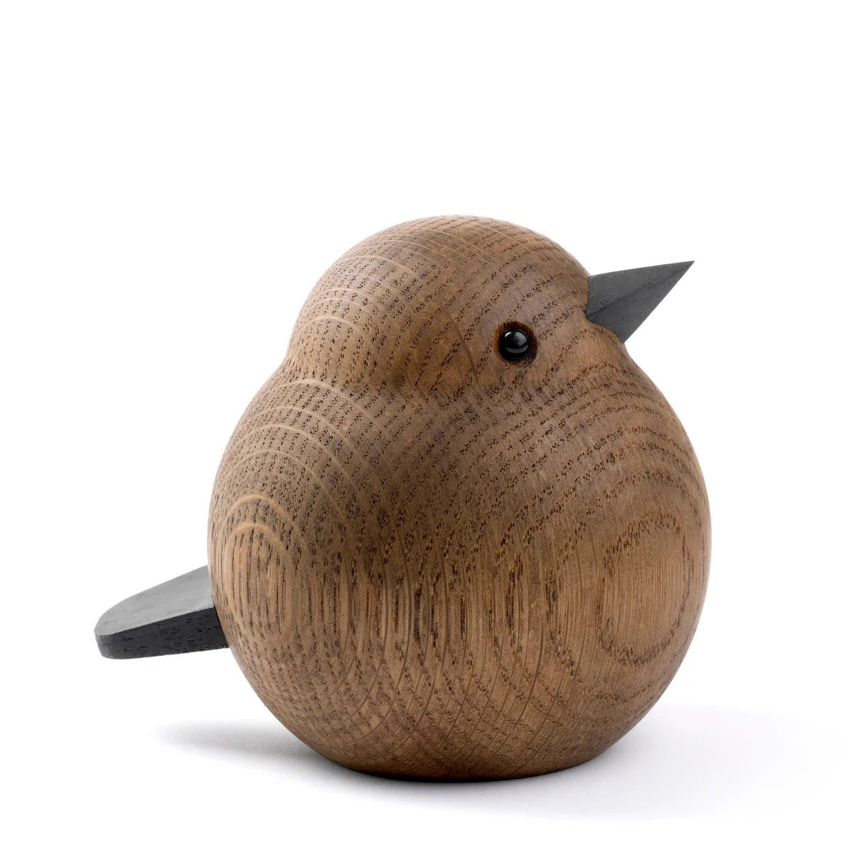 Sparrow houten vogeltje – Smoke Stained Oak