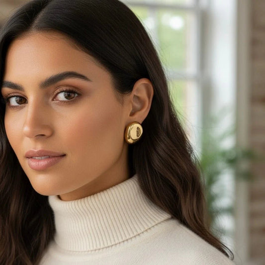 Oorbellen Oro Puro 18k verguld – Geroom Party Edition