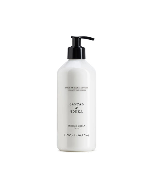 Body & Hand Lotion Santal & Tonka – 500 ml Cereria Mollá 1899