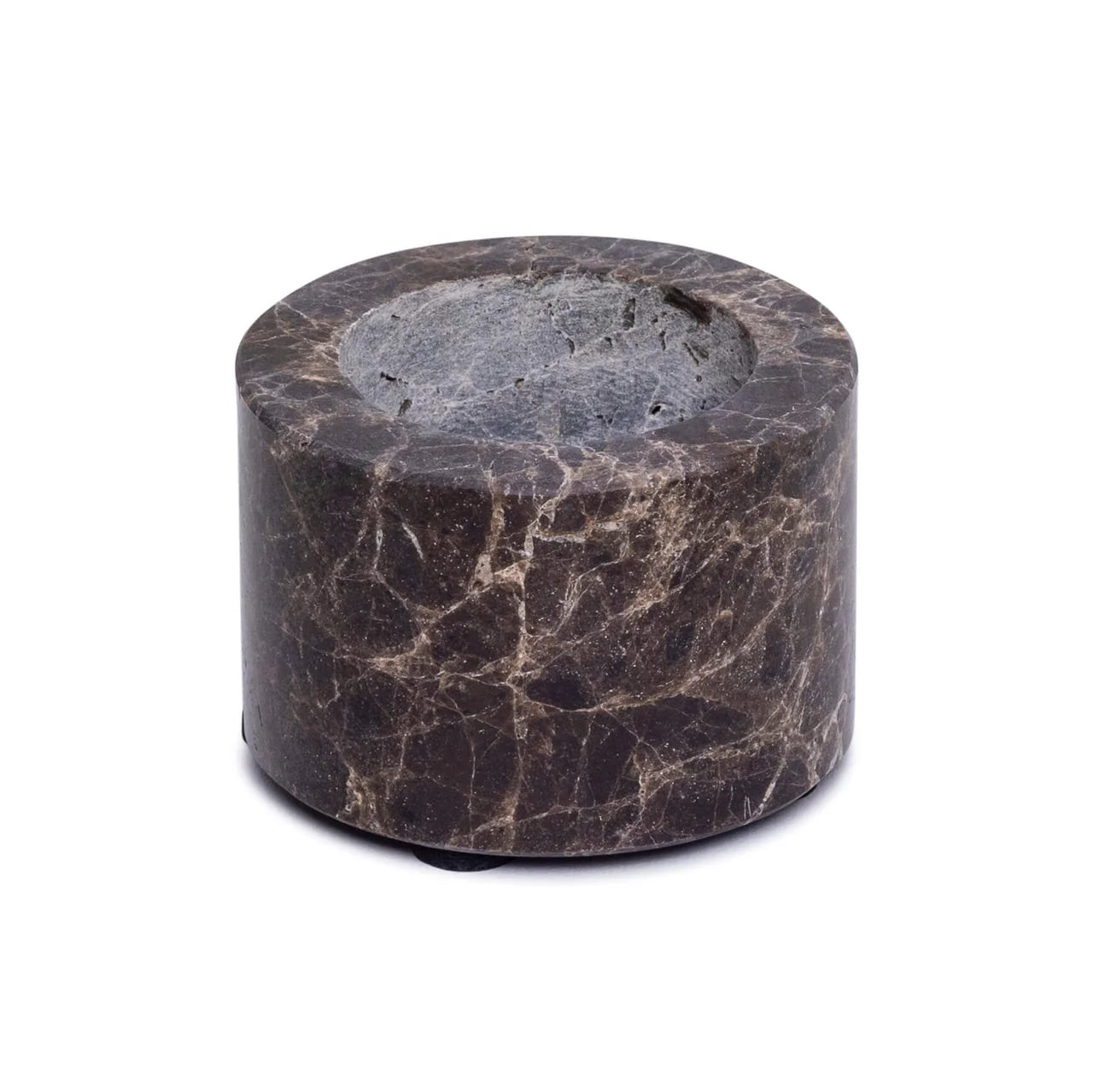 Marmer theelichthouder – Bruin