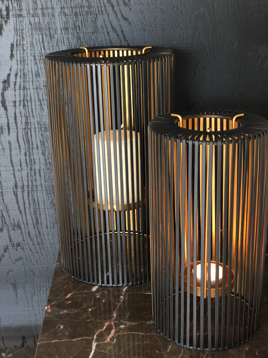 Lantern Black & Gold