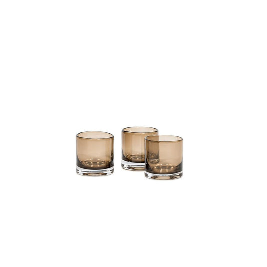 Votive mocha candle holder