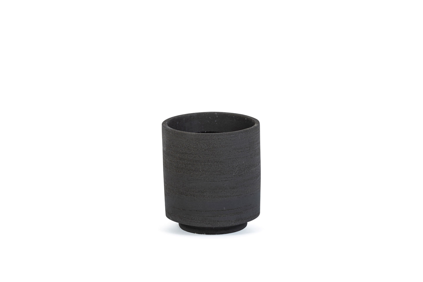 Outdoor Candle Terracotta round black
