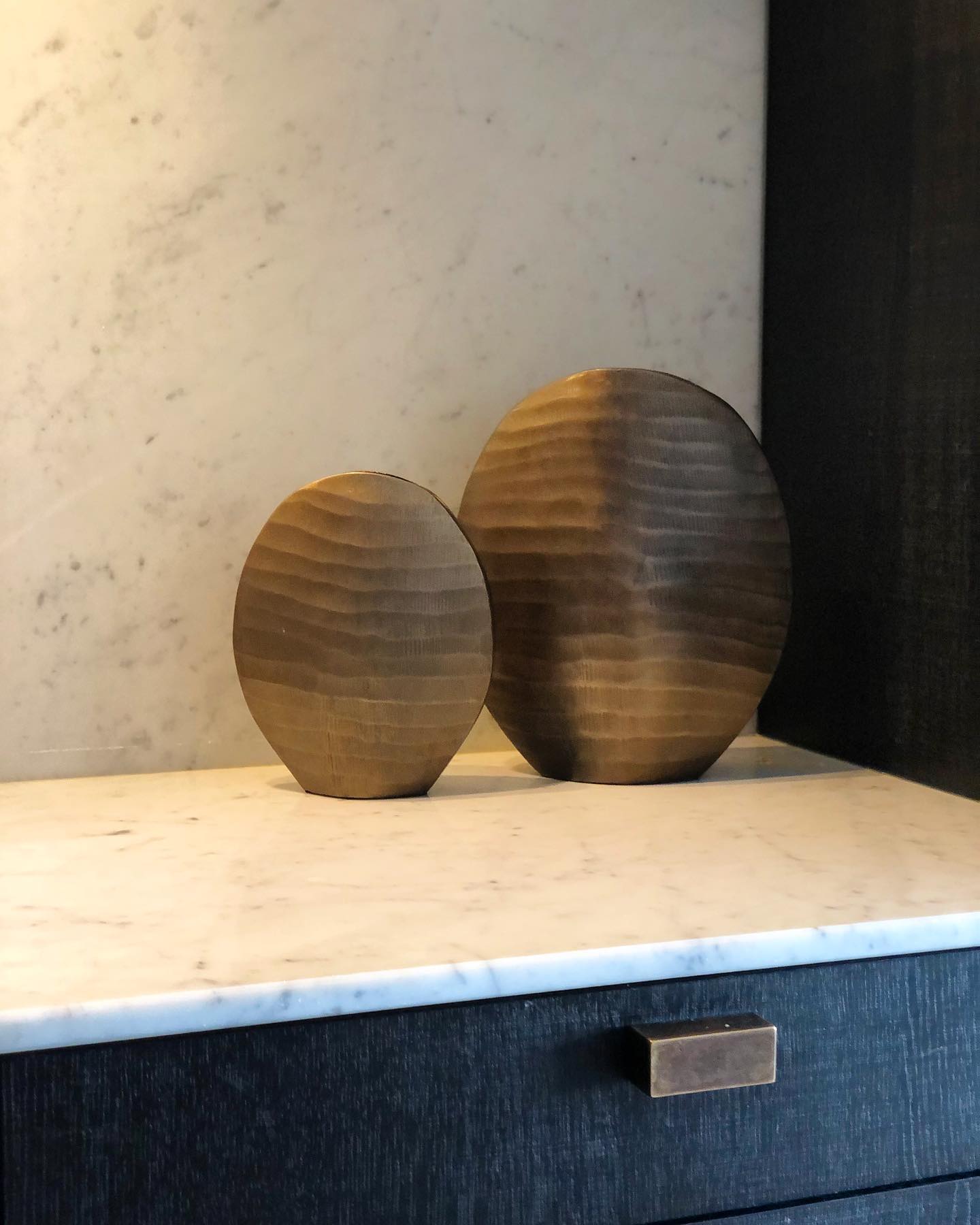 Tombvase Brass Antique