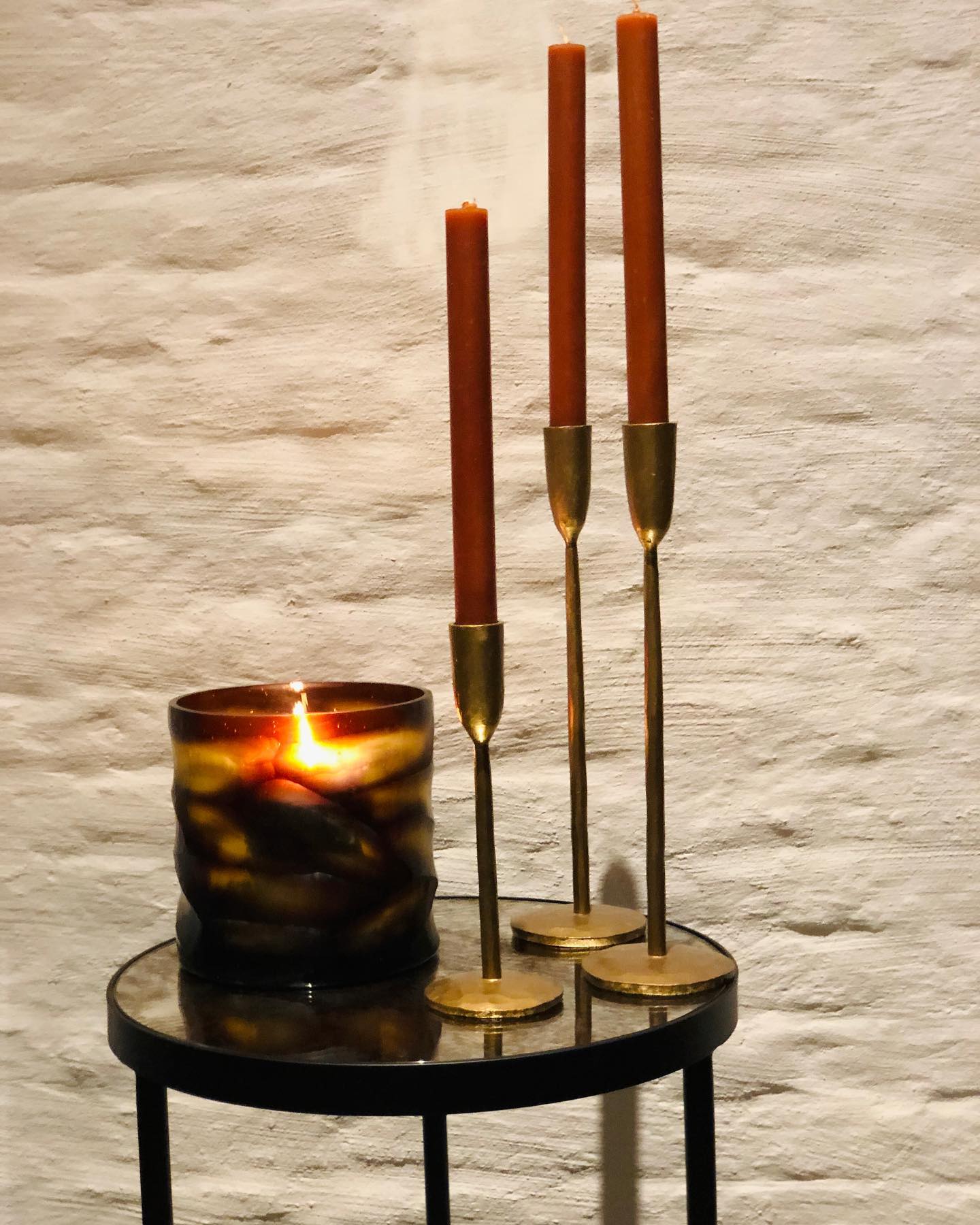 Mouthblown Vase with Cutting