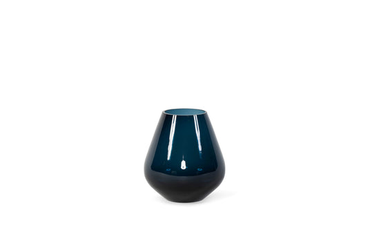 Teardrop Night blue vase
