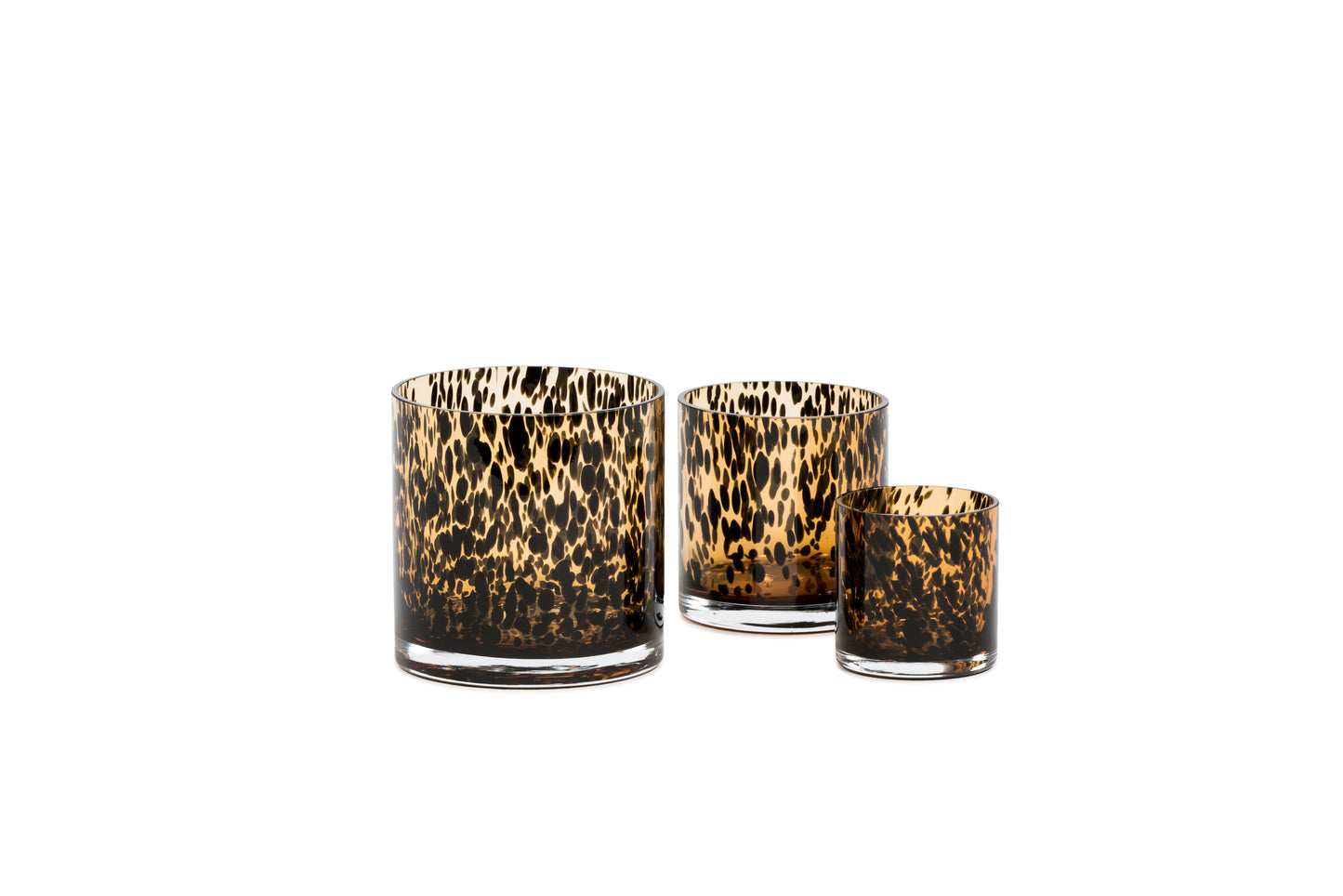 Leopard spotted vase