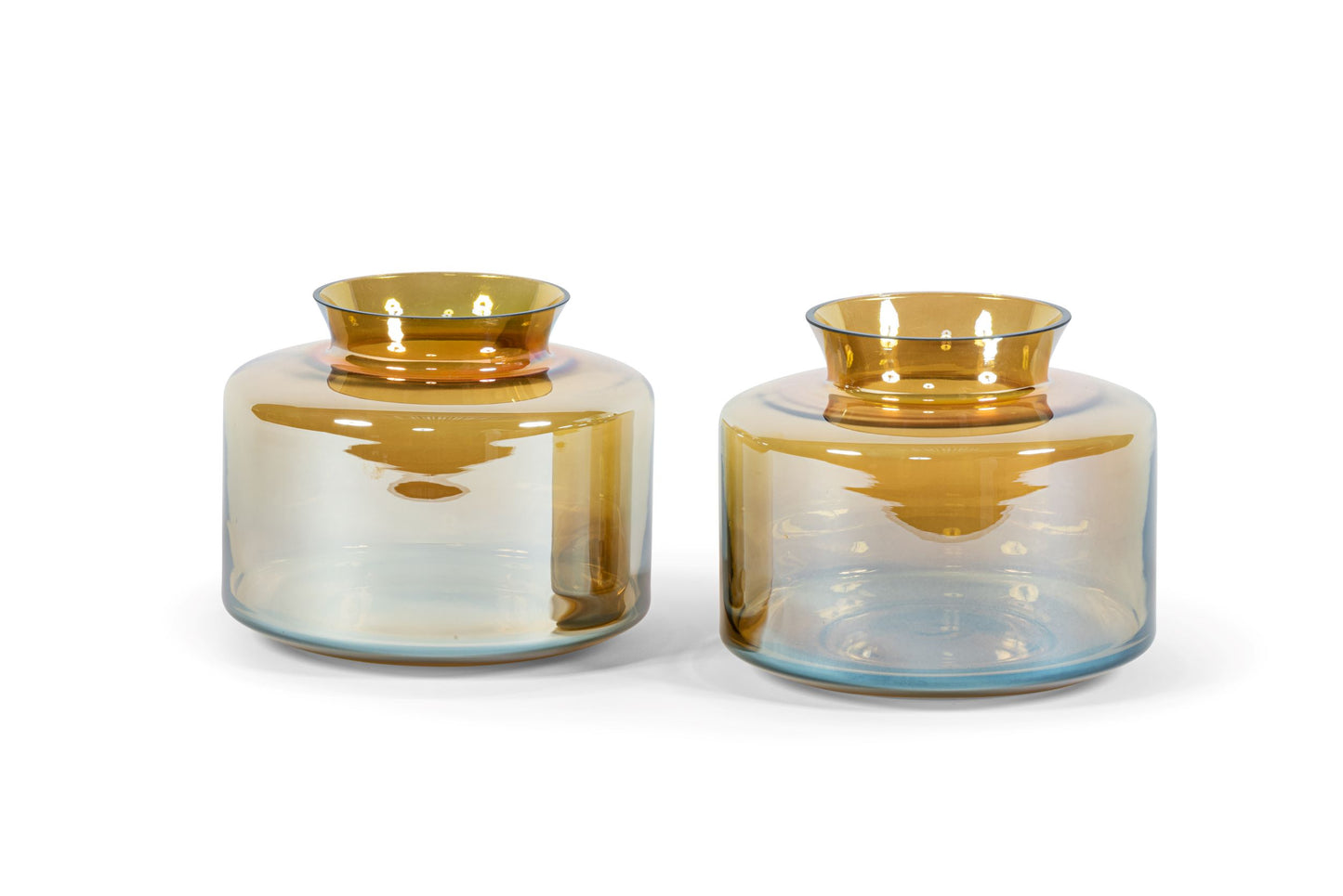 Flowervase Olive Luster – Stijlvolle glazen vaas | Geroom Interieur