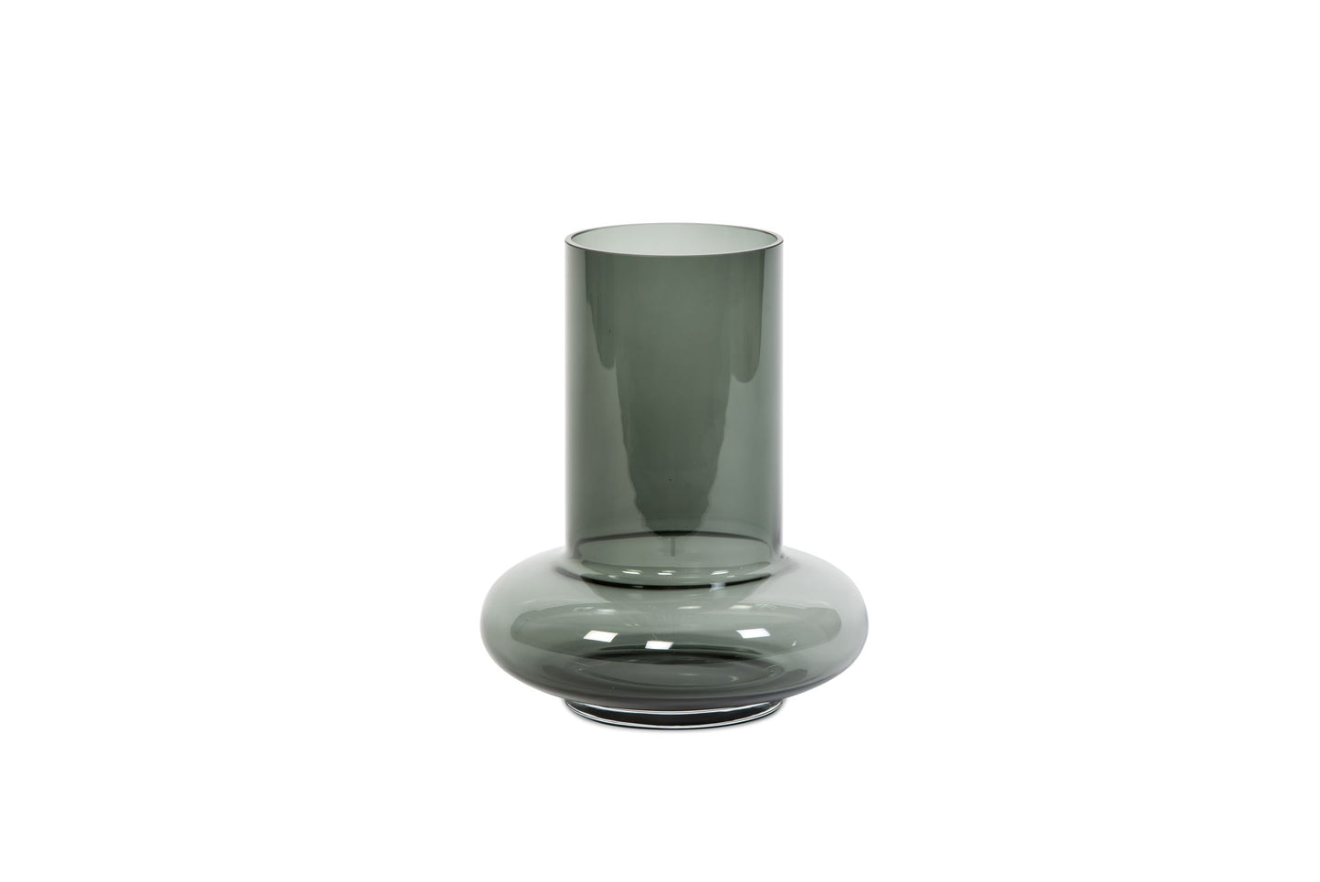 Smoke vase with rounded base