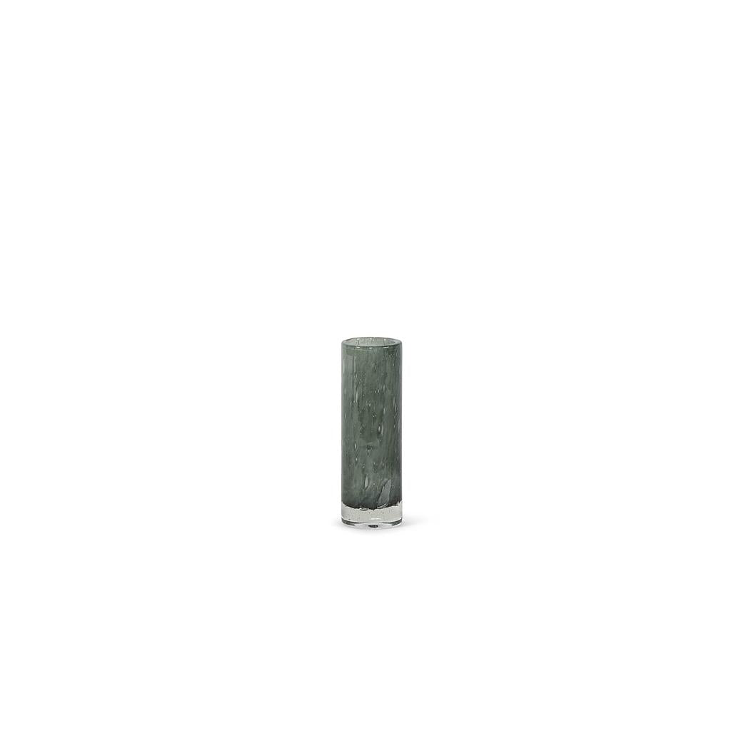Thick votive cylinder- old green